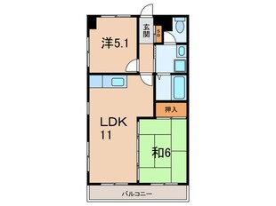 フロ－リッシュ二見の物件間取画像